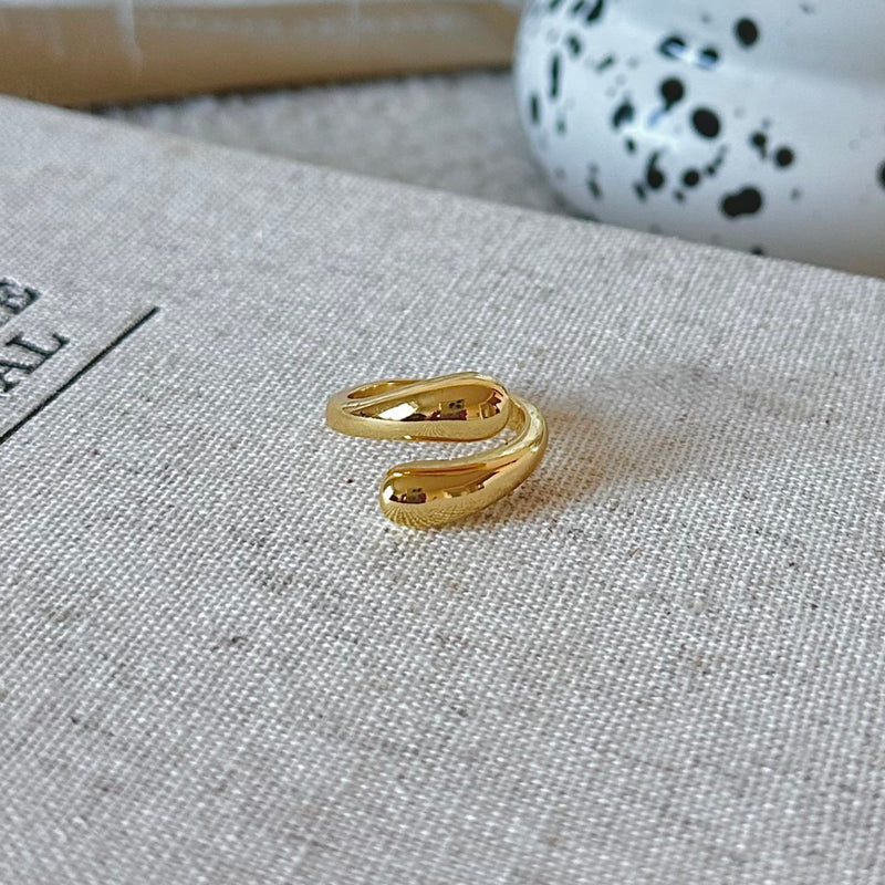 Gold Drop Ring