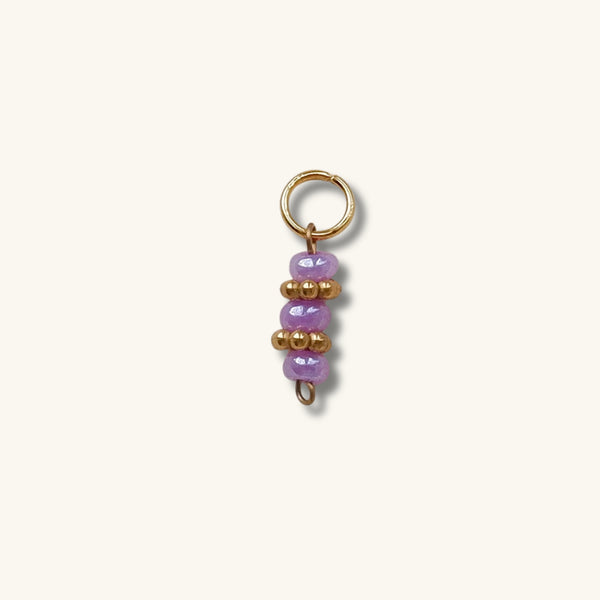 Lavender Flower Charm