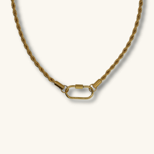 French Carabiner Necklace