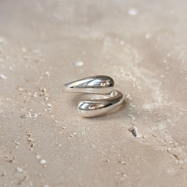 Silver Drop Ring