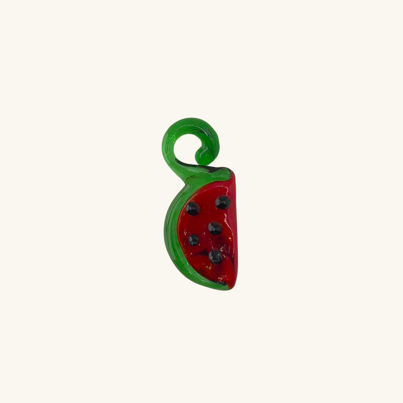 Glass Watermelon Charm