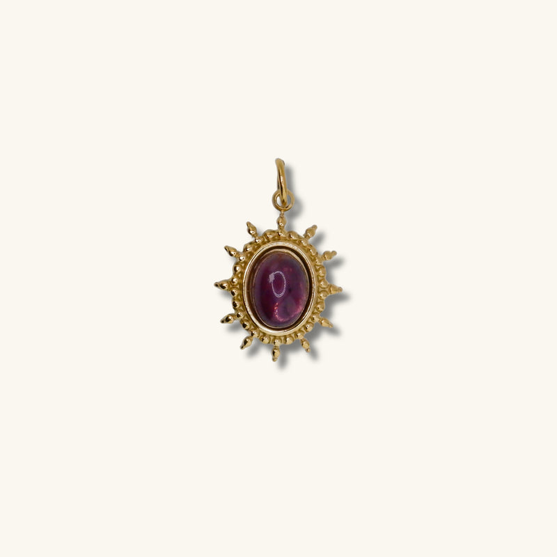 Purple boho charm