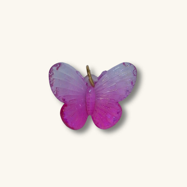 Pink Butterfly Charm