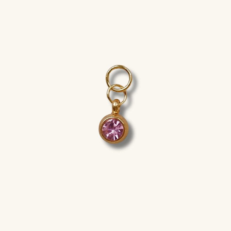 Pink Gem Charm