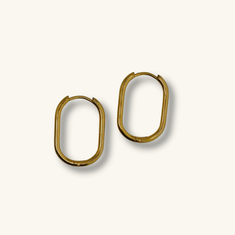 Slick Oval Earrings