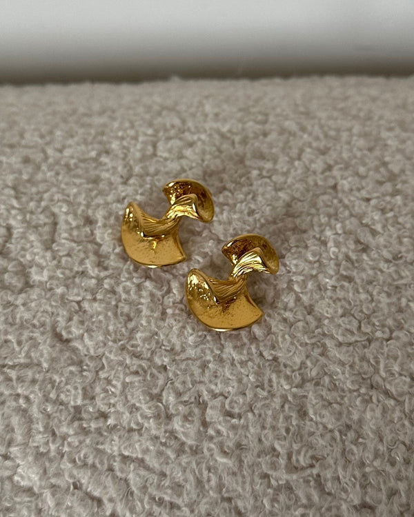 Melted Gold Earrings