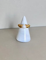 Croissant Pearl Ring